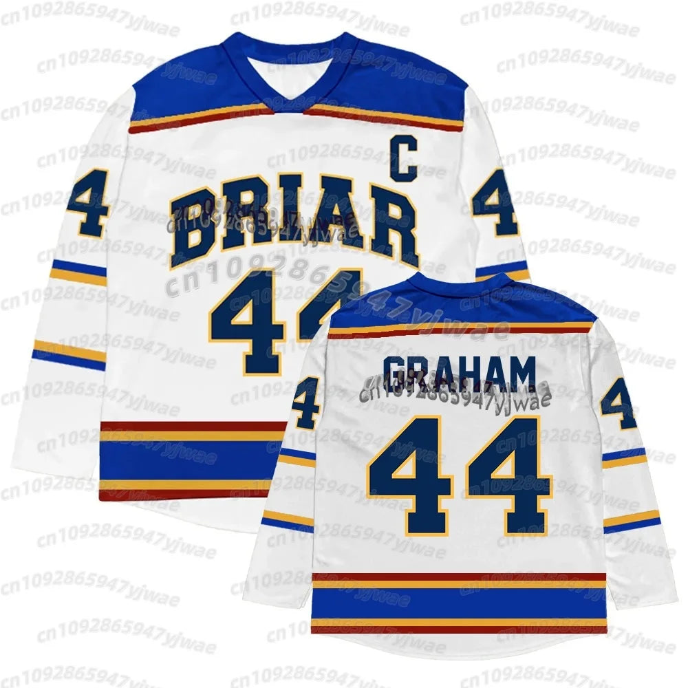cosplay  Off Campus Briar University Jersey Graham 44 22 DI LAURENTIS 66 Tucker46 T-shirt  ice hockey Men Women cosplay t-shirt