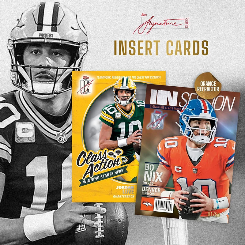 2025 Topps Signature Class NFL Football Series Star Card Collectible Card Value Box