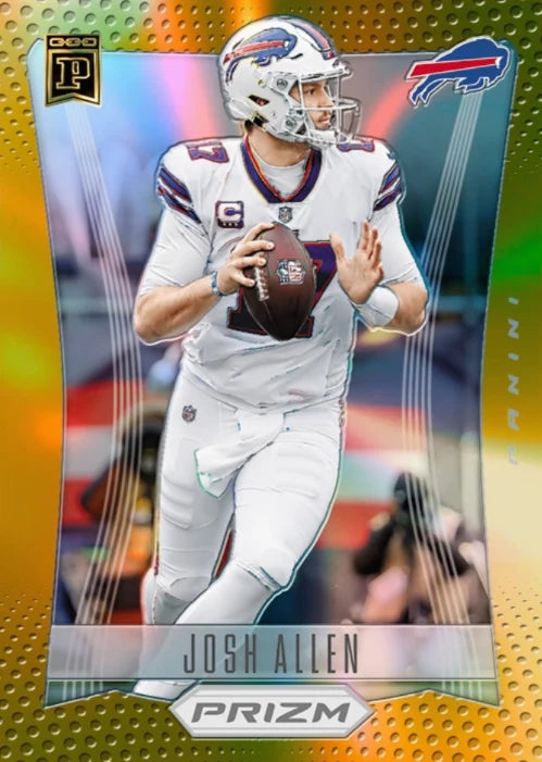 Homemade Diy Panini NFL Rugby Star Patrick Mahomes Jelen Hurts Joe Burrow Josh Allen Justin Herbert Collection Card Toys Gift