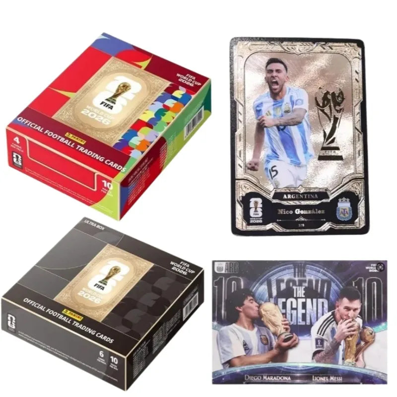 2026 FIFA X PANINI & KAYOU Official World Cup Extraordinary Trading Cards Messi Mbappé Haaland Yamal Star Collectible Cards Gift