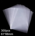 100pcs 65*90mm/61*88mm Card Sleeves Card Protectors Perfect Size for Football Card, Sport Card, MTG Card Collection Card Storage