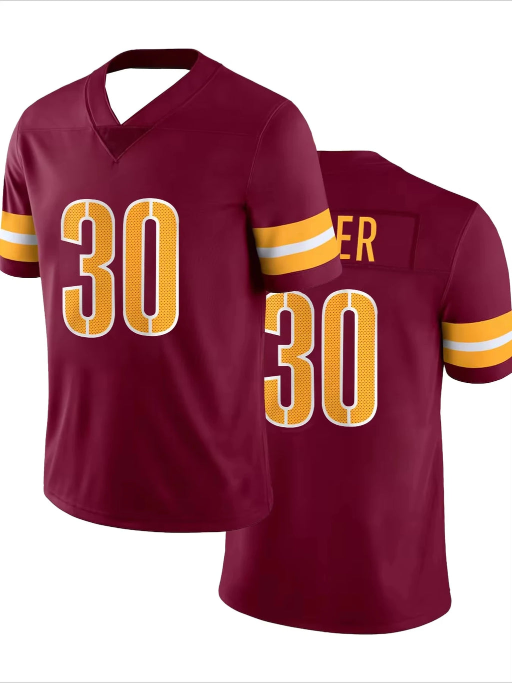 New Summer Men Fashion American Football Jersey Rugby Jersey Sportswear Training Jersey Commanders Red Skin T-shirt Sweatshirt