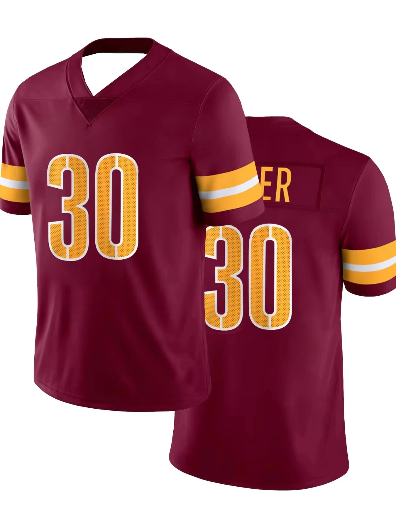 New Summer Men Fashion American Football Jersey Rugby Jersey Sportswear Training Jersey Commanders Red Skin T-shirt Sweatshirt