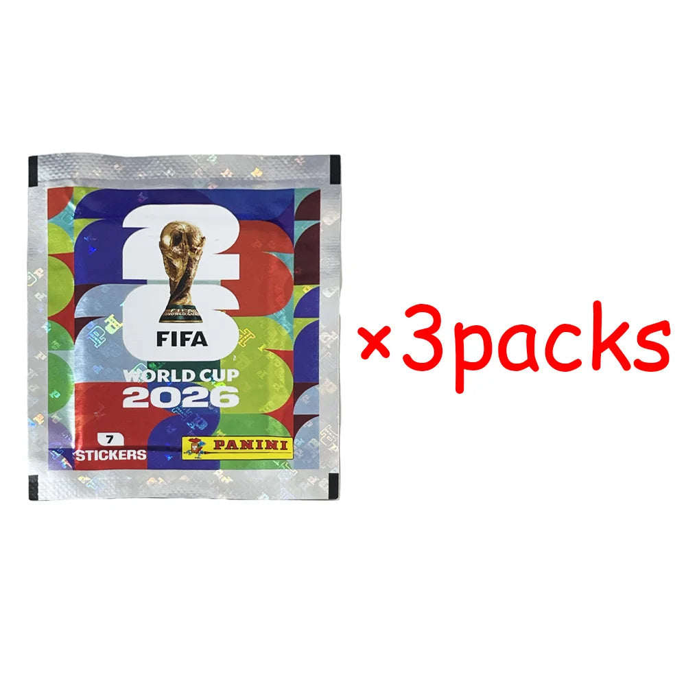 2026 Genuine Panini Official FIFA World Cup Soccer Card Sticker Pack  Album Limited Edition Collection Soccer Memorabilia Set
