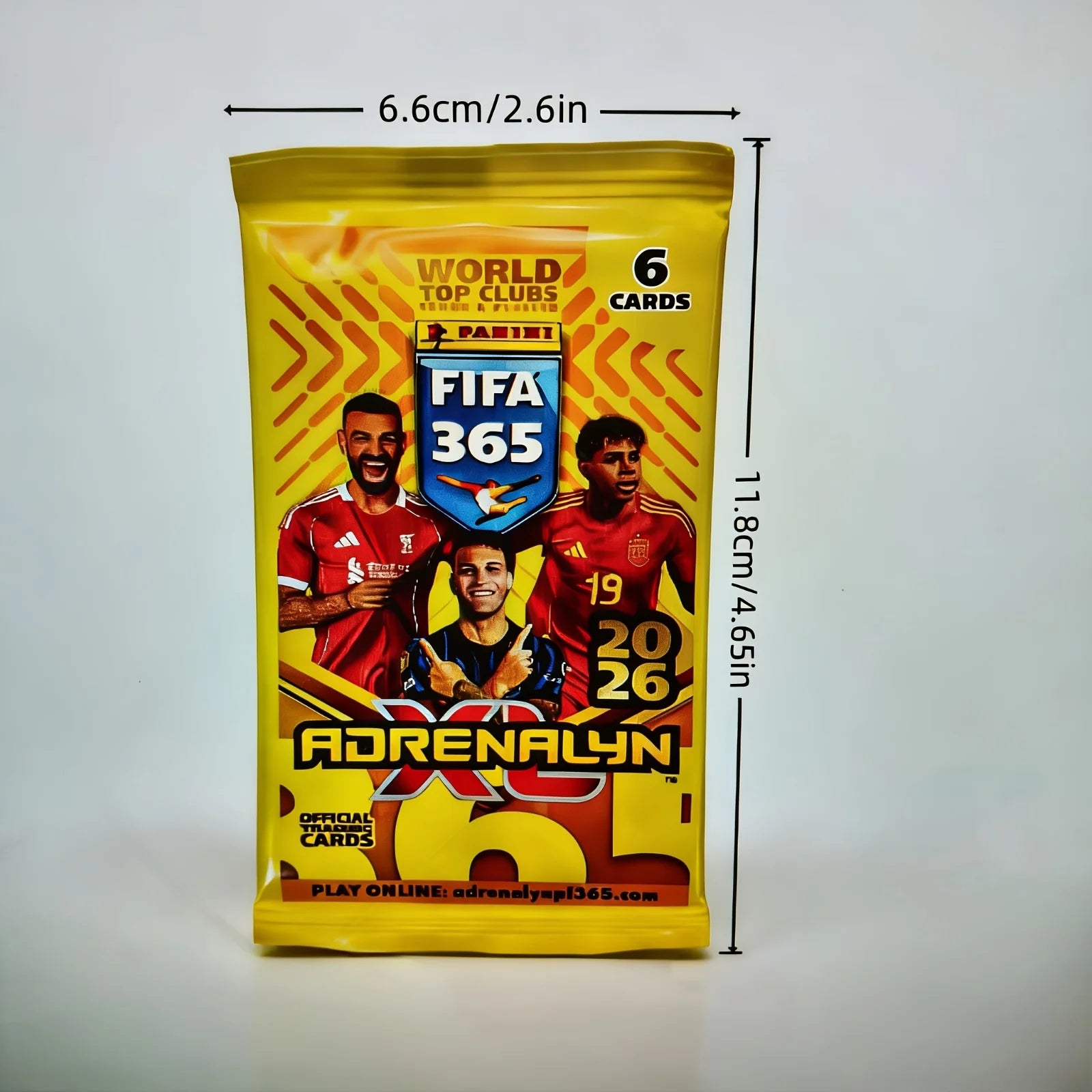 A Random 1pc PANINI Limited Edition FIFA 365 2026 Adrenalyn XL Fat Pack Featuring Official Player Cards, Including Limited Cards