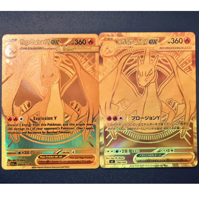Diy Proxy Pokemon Card 100 Battle  Series 2025 Pokemon Japanese Mc-Start Deck 100 Battle Collection #766 Mega Charizard Y Ex