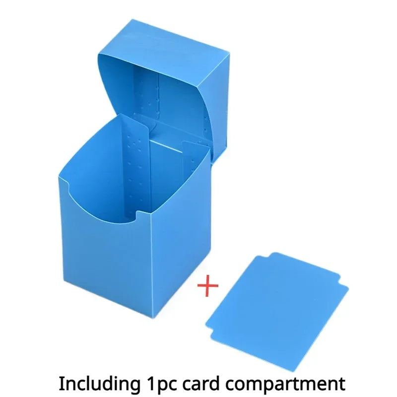 Holds 100+ Trading Card Storage Box Game Card Deck Box for Pokemon Magic YuGiOh Collectible Sport Cards Case Card Organizer