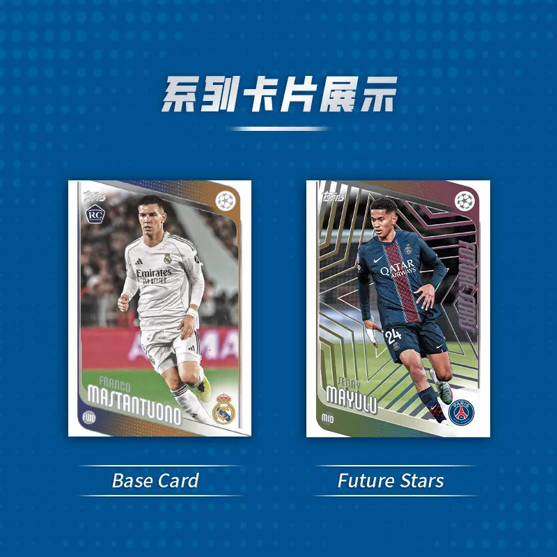 2025-2026 Topps UCC Soccer Value Pack Hanger Pack Official Genuine Football Star Players Collectible Trading Cards