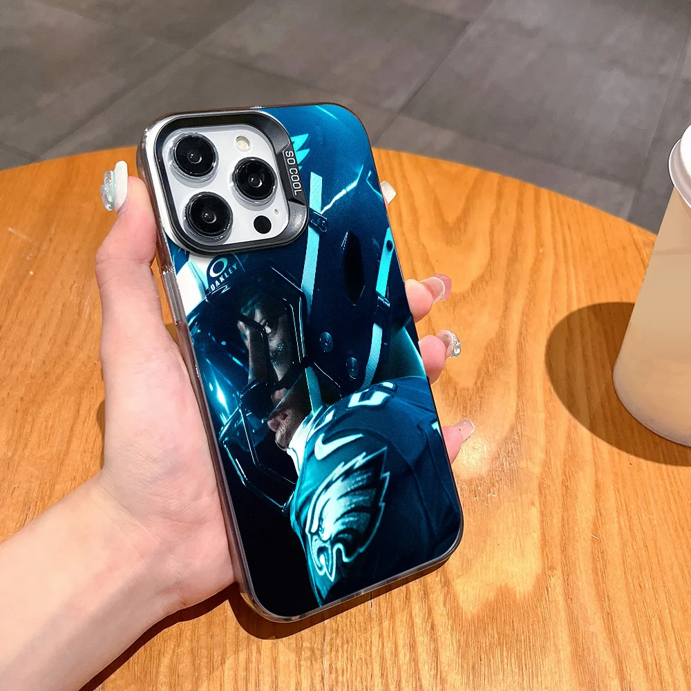 M-Madden N-NFL 26 Video Game Phone Case FUNDA for iPhone 12 11 13 14 15 16 Max Pro Plus Mini Silver lMDaser Color Cover