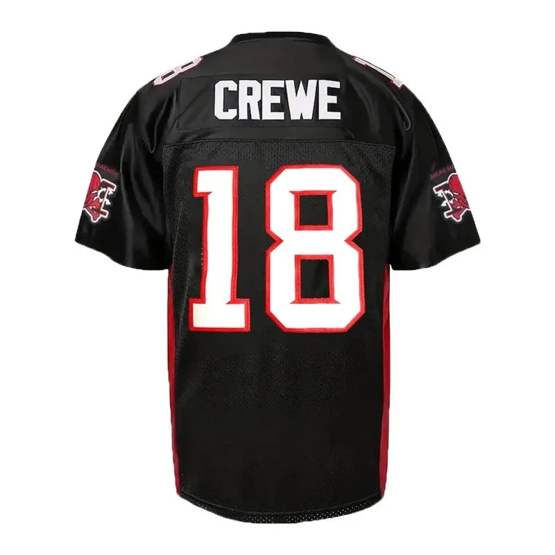 Mean Machine American Football Jersey Quick Dry Mesh Shirt Men Number 13 18 23 X Movie Version Training Retro Fan Sport Top