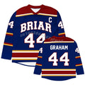 cosplay  Off Campus Briar University Jersey Graham 44 22 DI LAURENTIS 66 Tucker46 T-shirt  ice hockey Men Women cosplay t-shirt