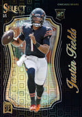 NFL PANINI Select Football Series Ja'marr Chase Justin Fields Mac Jones Homemade Diy Collection Card Toys Gift