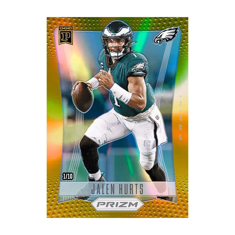 Homemade Diy Panini NFL Rugby Star Patrick Mahomes Jelen Hurts Joe Burrow Josh Allen Justin Herbert Collection Card Toys Gift