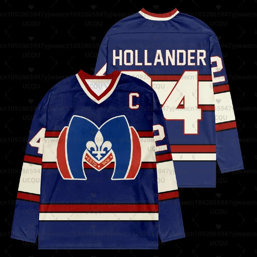 New Heated Rivalry Hockey Jersey Long Sleeves Tee Men's Women's Rozanov HOLLANDER T-shirt Unisex Tops Pullovers