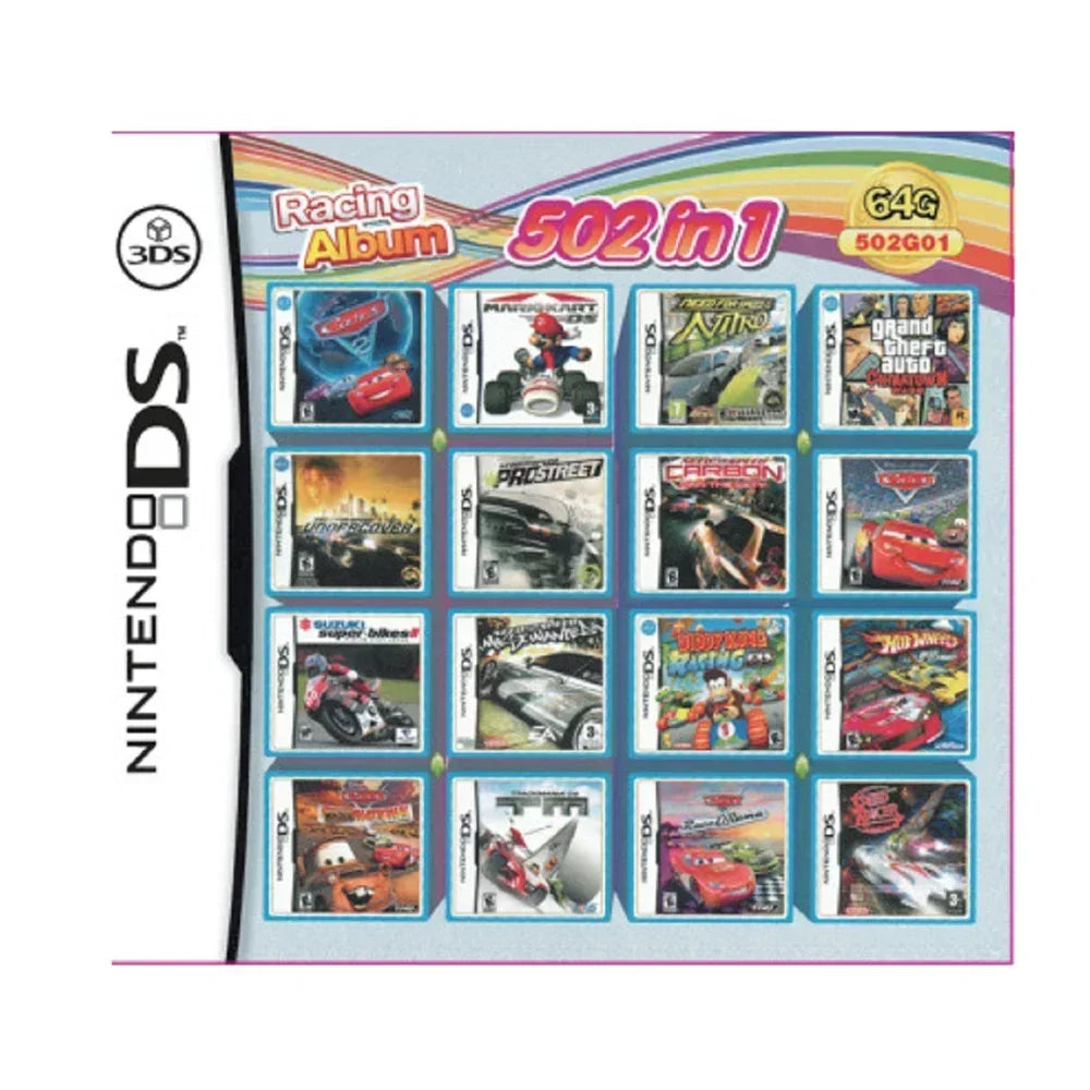 Pokemon DS NDS 3DS Game Card Simplex 486/489/500/520/5208/510/482/468 In1 Video Games Cartridge For NDS NDSL NDSi 3DS 2DS
