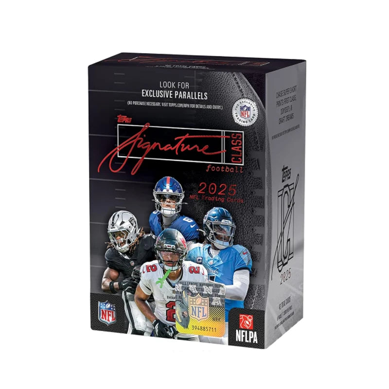 2025 Topps Signature Class NFL Football Series Star Card Collectible Card Value Box