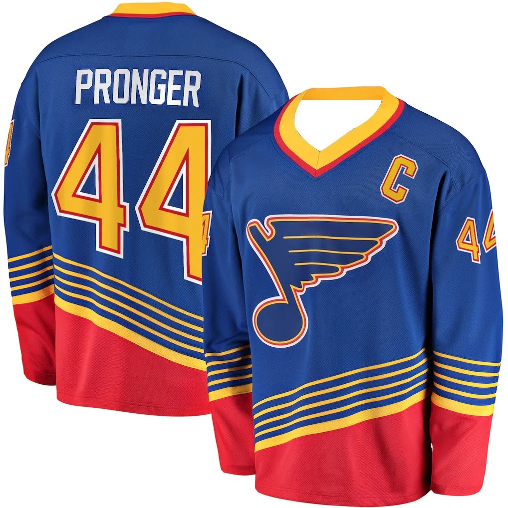 Hockey Jersey - Gold with Gray/Red/White Accents Knight "V" Logo Eye-Catching Design Athletic Jersey 3d HD Prints