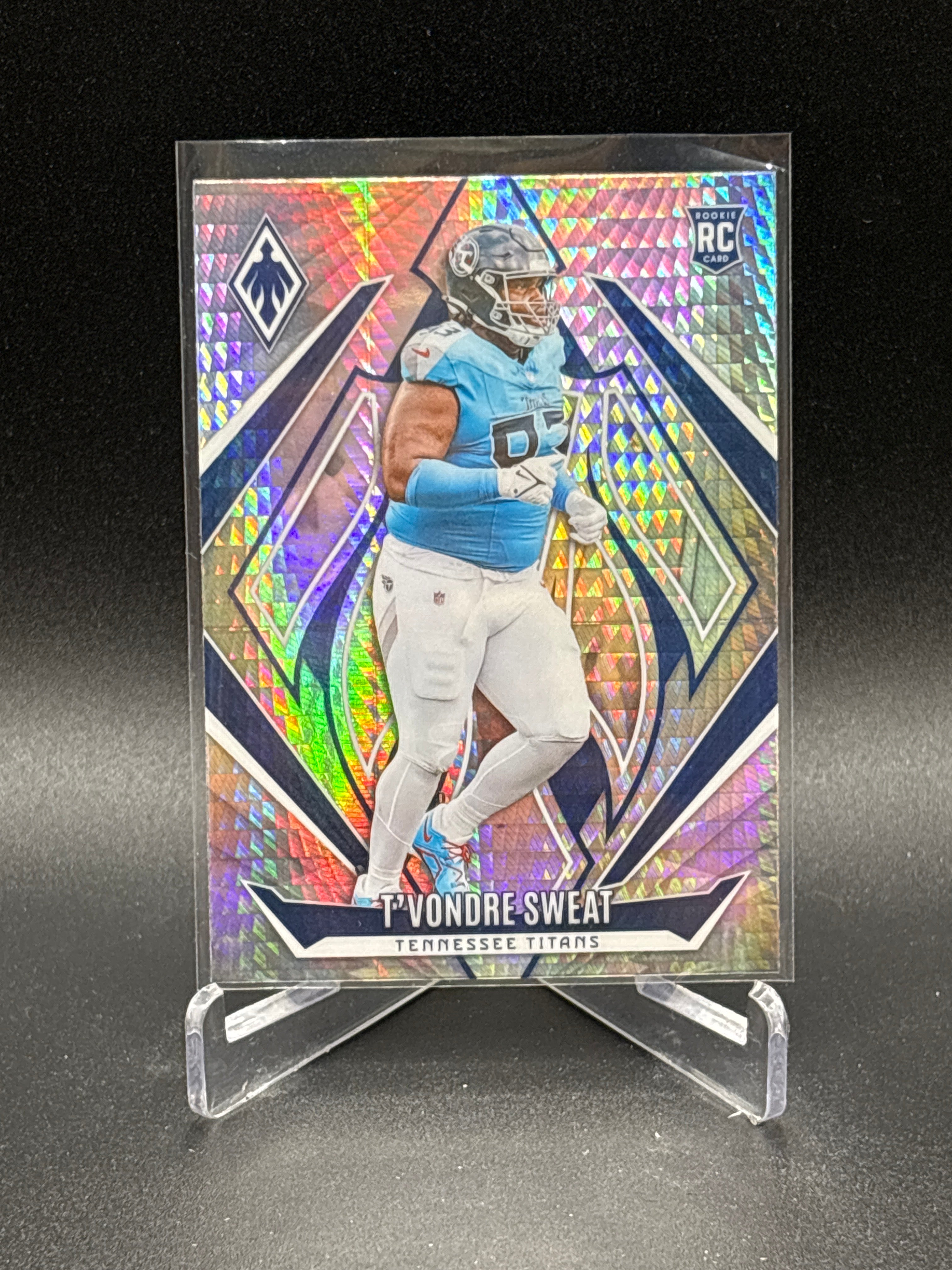2024 Panini Phoenix #245 T'Vondre Sweat Hyper RC Titans