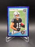 2025 Panini Donruss Optic Rookie Jack Bech #211 Purple Shock Prizm Raiders