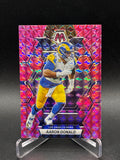2023 Panini Mosaic Football Pink Camo Prizm # Aaron Donald #139