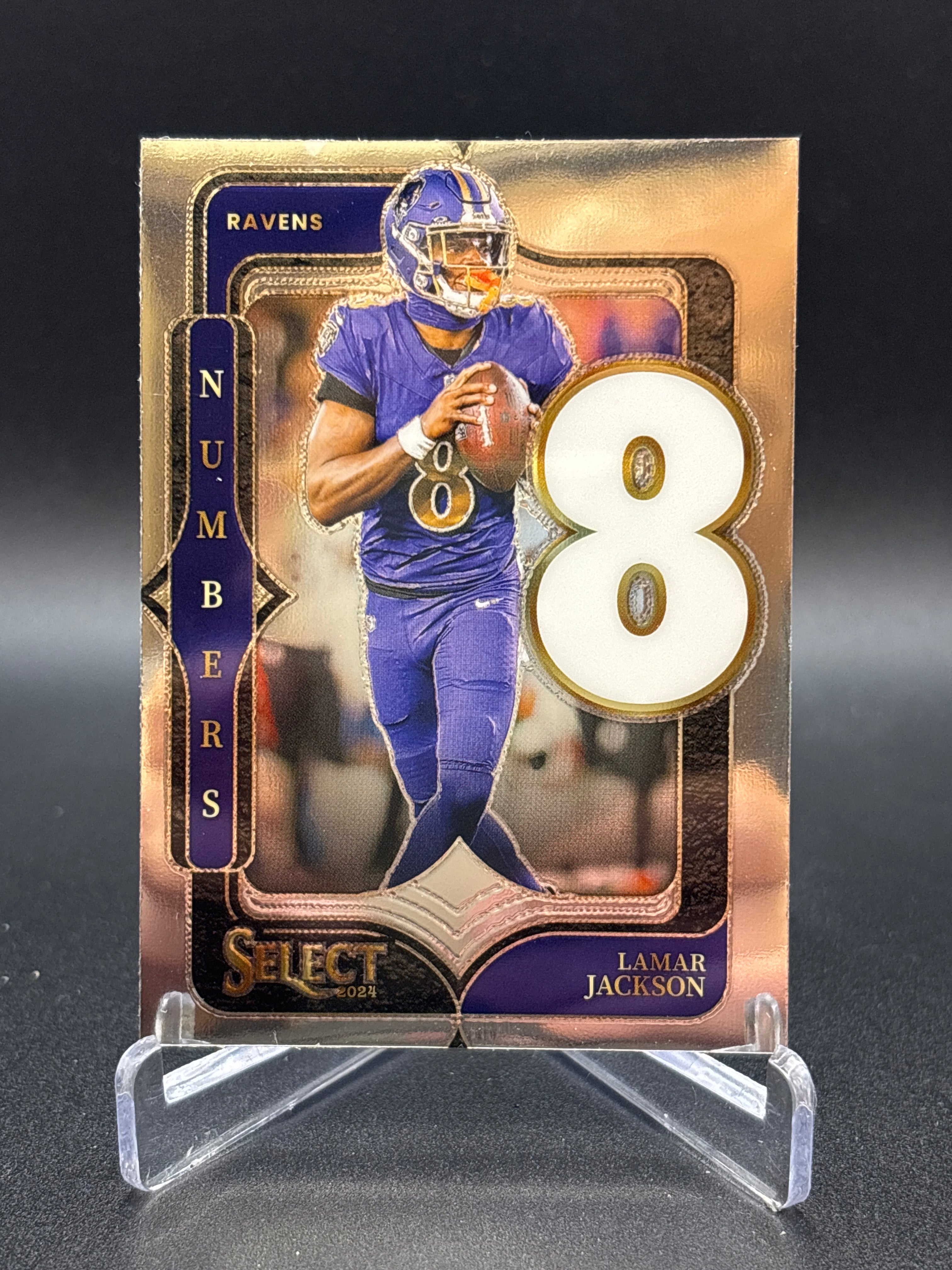 2024 Panini Select - Select Numbers Lamar Jackson #11