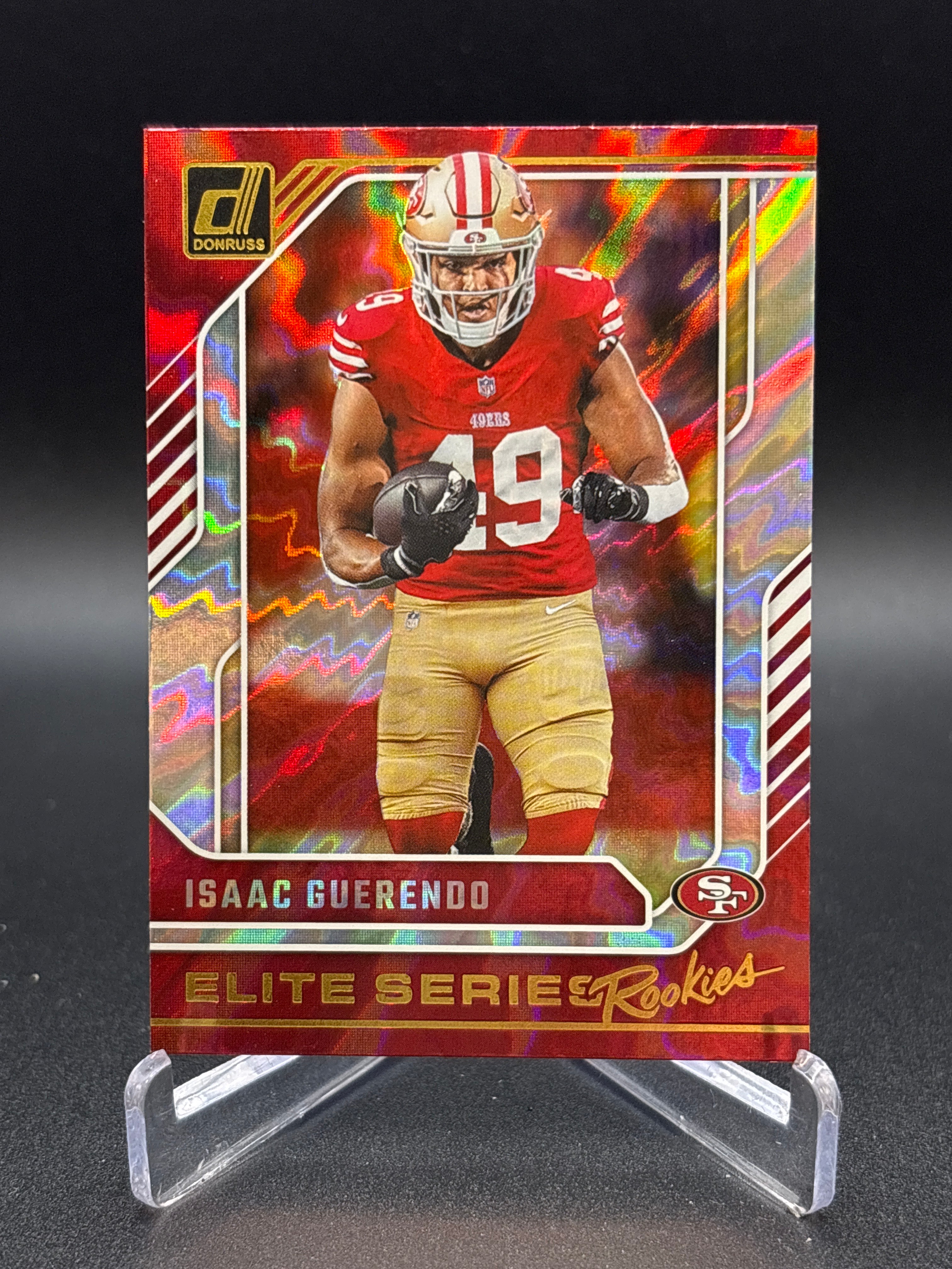 2024 Panini Donruss Isaac Guerendo Elite Series Rookies RC #27 49ers