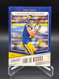 2024 Panini Prestige For the Record Puka Nacua #FR-PN Los Angeles Rams Insert