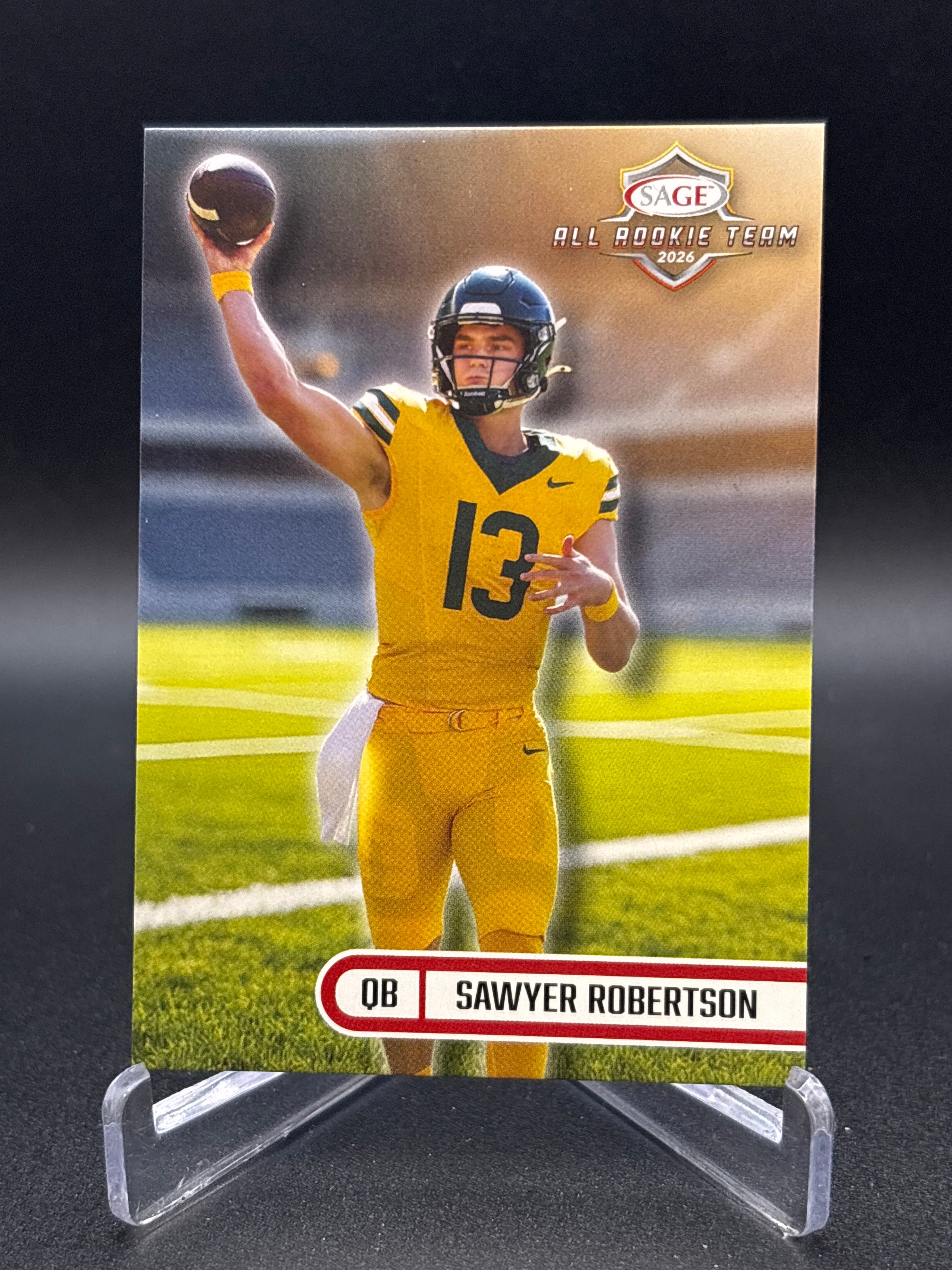 2026 Sage High Series All-Rookie Team Glossy Hobby #125 Sawyer Robertson