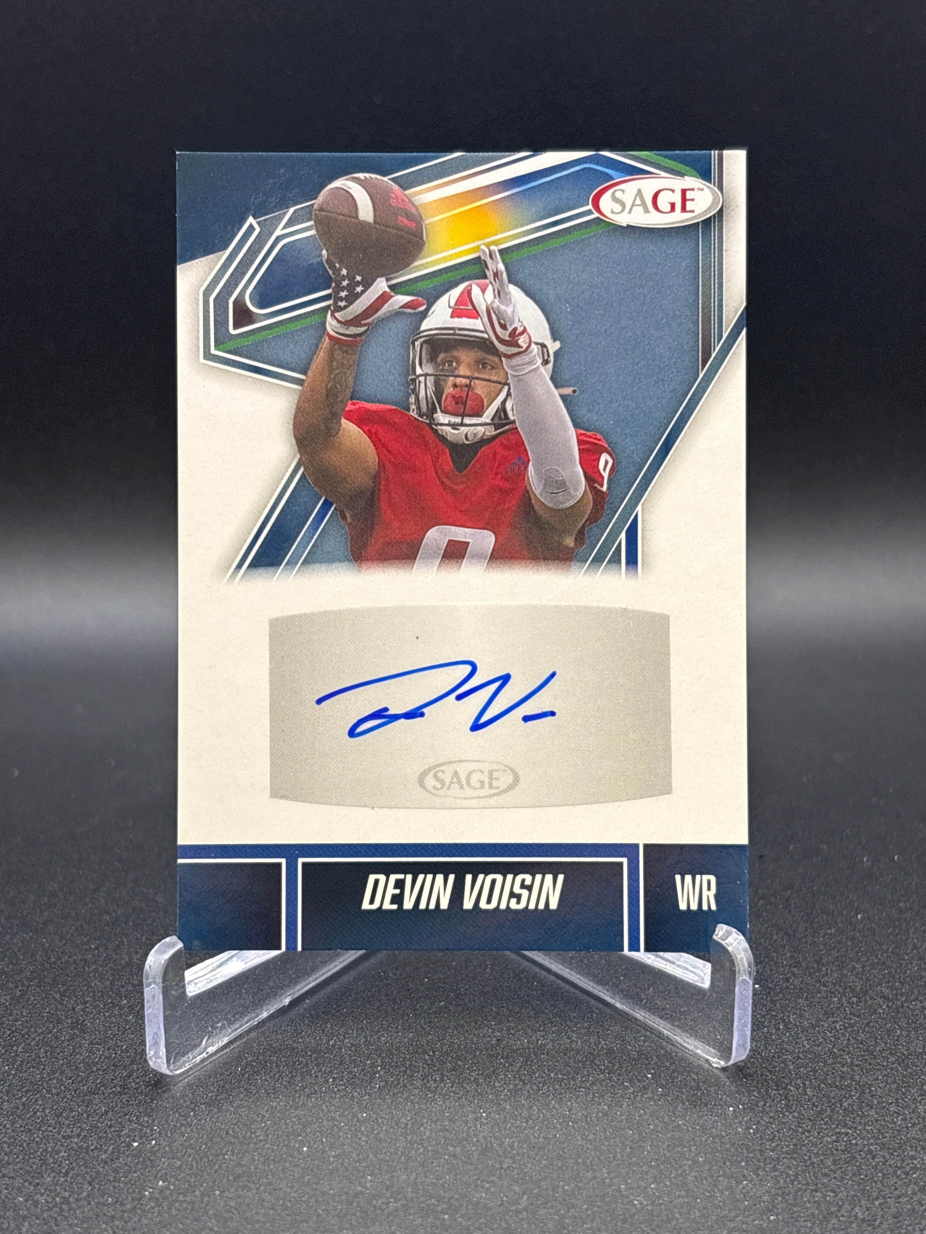 2026 Sage High Series Autographed Card of Devin Voisin - South Alabama