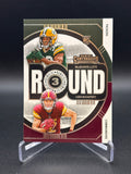 2024 Panini Contenders Round Numbers 14 MarShawn Lloyd Packers Luke McCaffrey RC