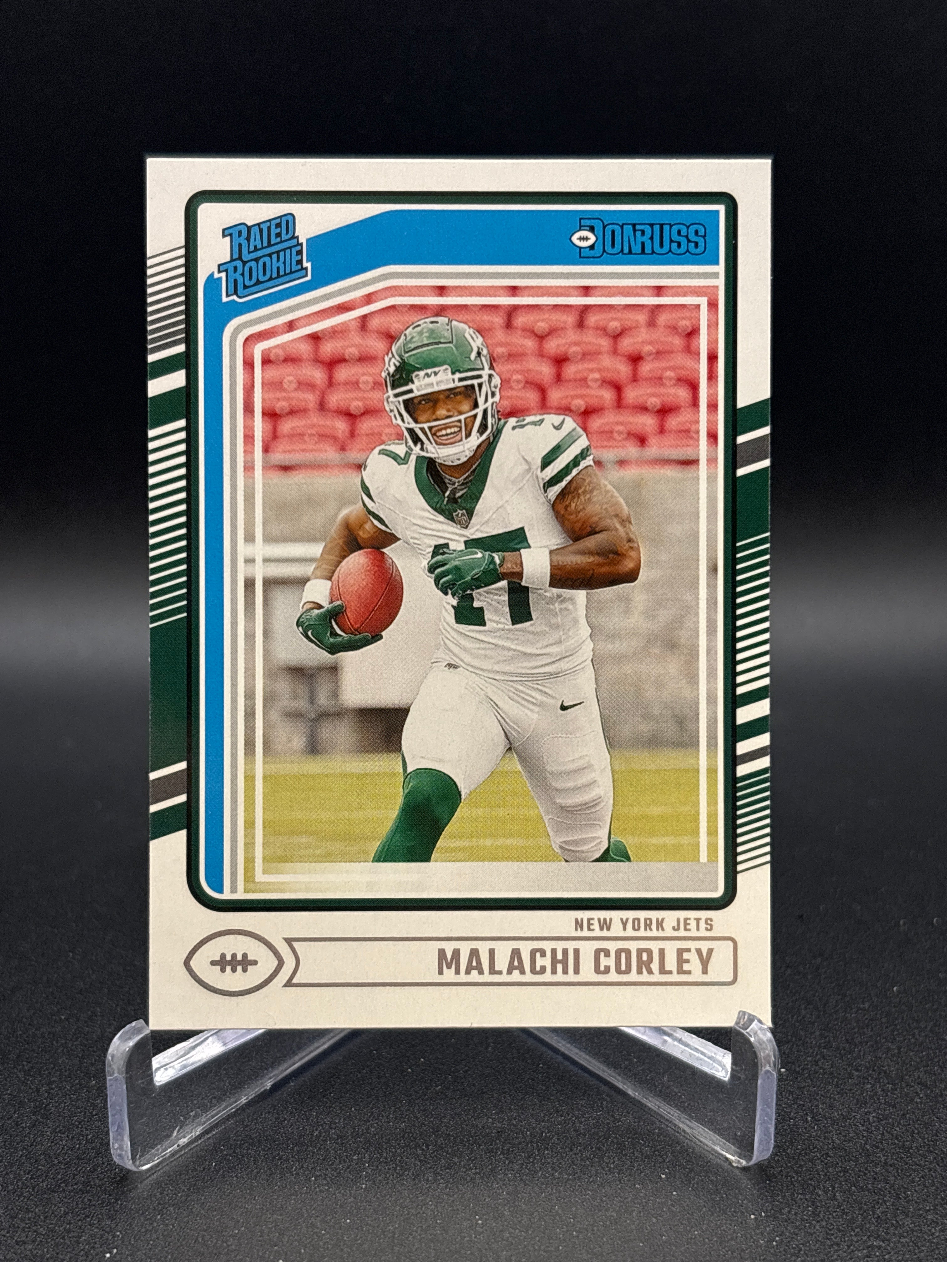 MALACHI CORLEY 2024 Panini Donruss RC Rookie #333 JETS