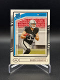 2024 Panini Donruss - Rated Rookie Brock Bowers #394 (RC) - Raiders Star Rookie