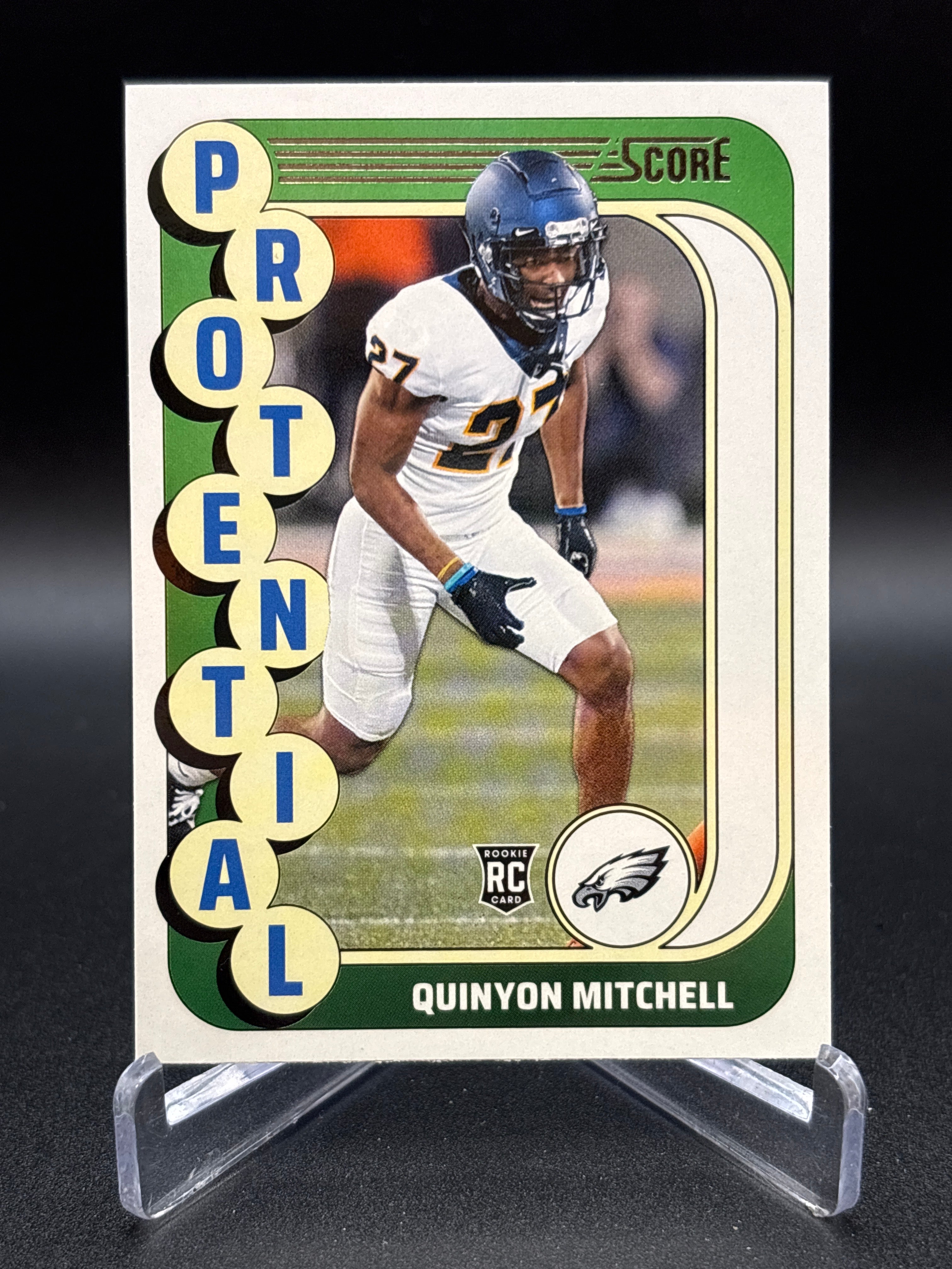 2024 Score RC QUINYON MITCHELL ROOKIE CARD #20 Philadelphia Eagles