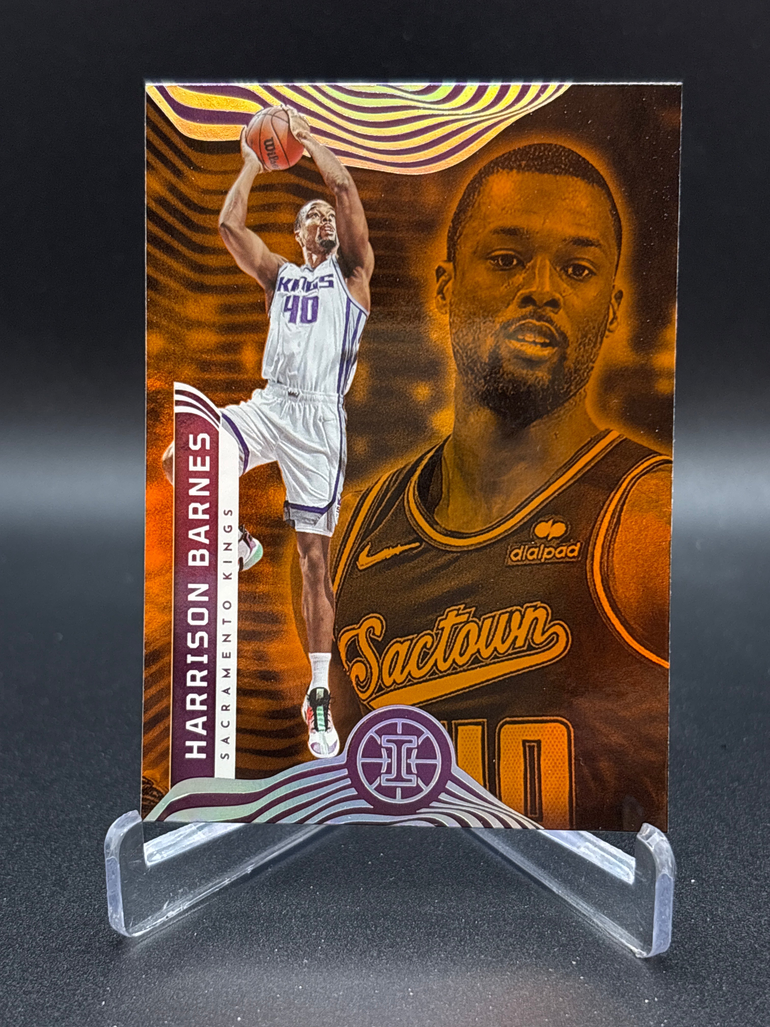 2021-22 Panini Illusions Basketball Card Harrison Barnes Sacramento Kings #91