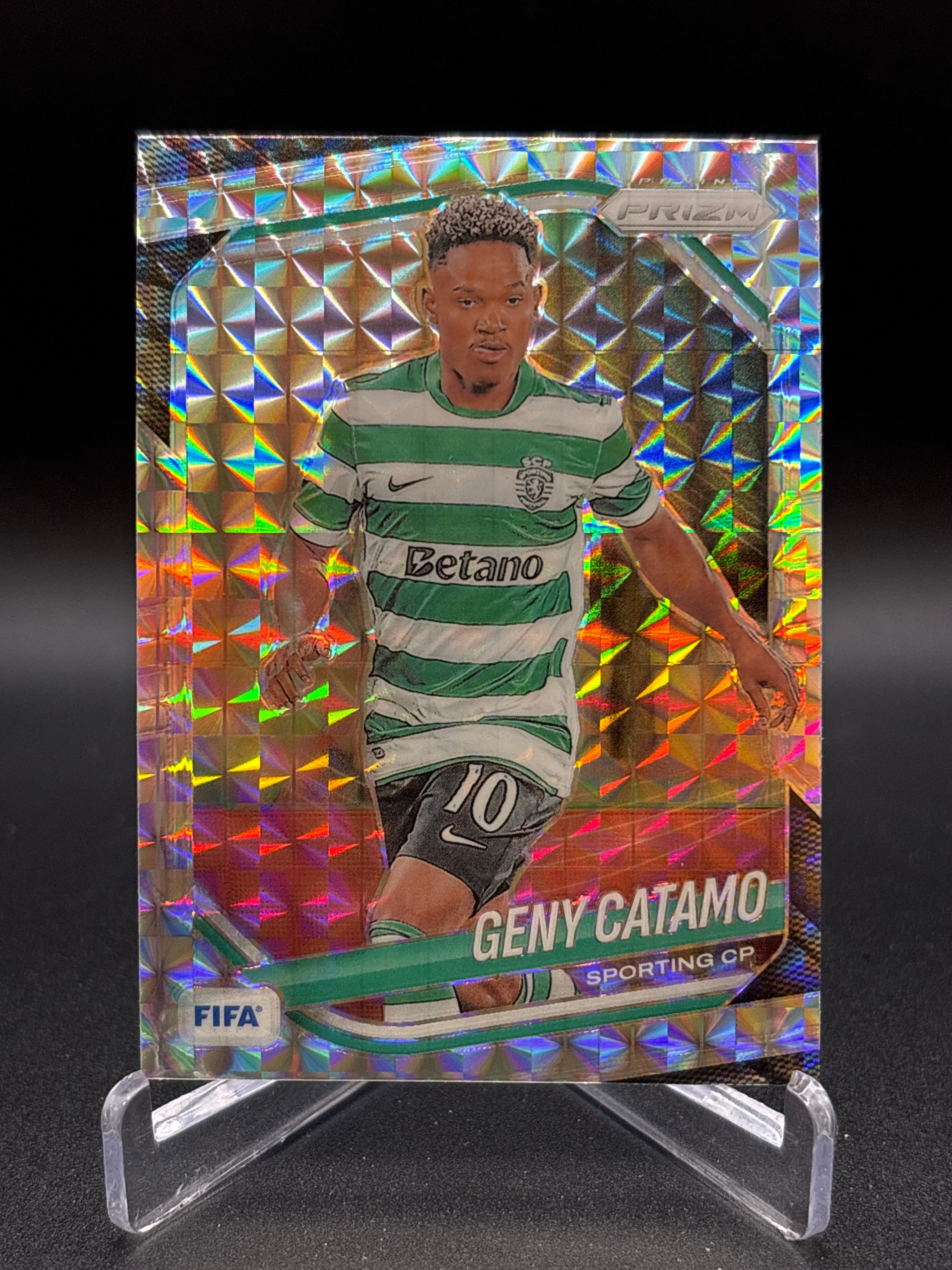 2025-26 Panini Prizm FIFA #284 Geny Catamo Mosaic Prizms