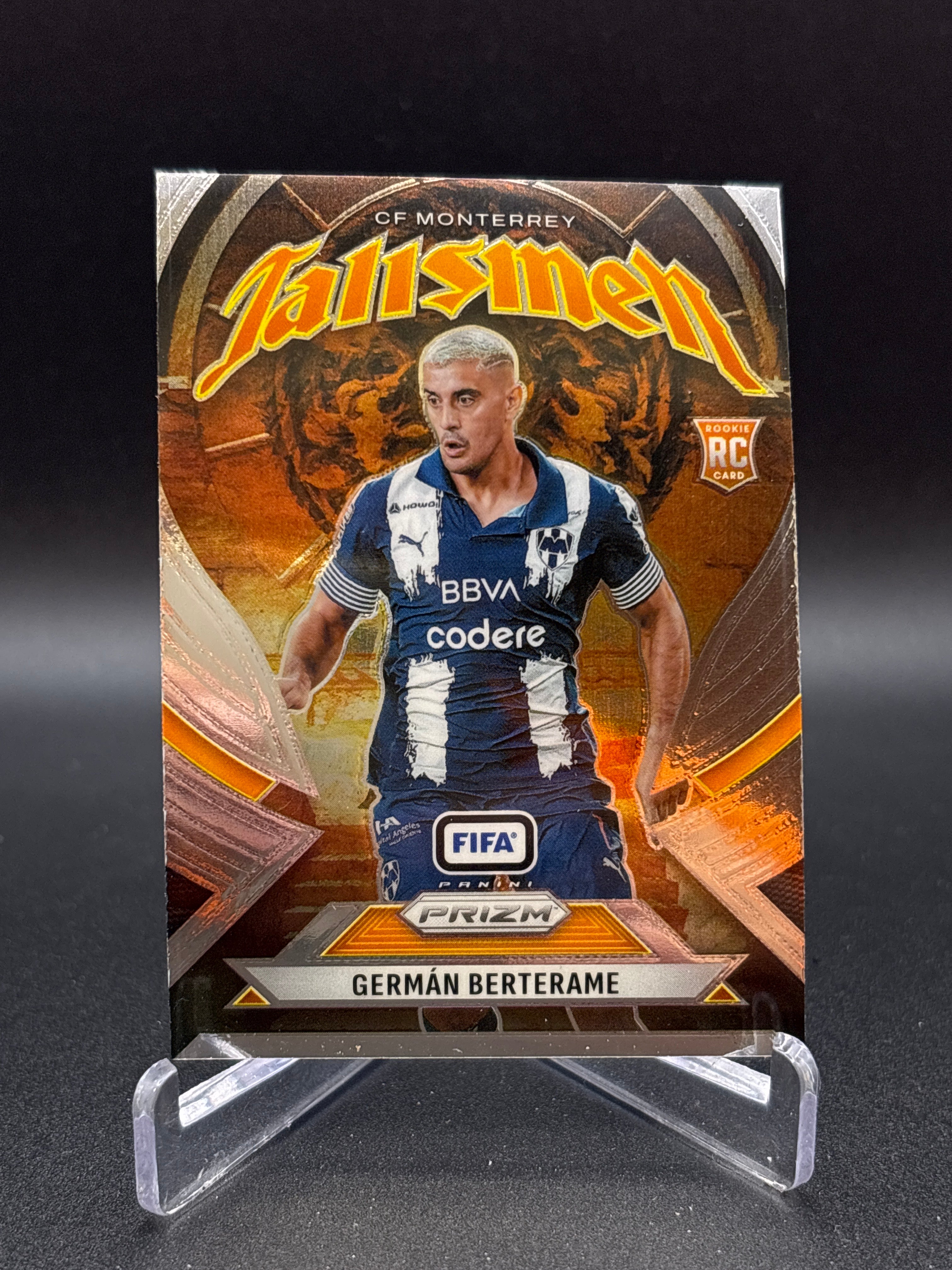 2025-26 Panini Prizm FIFA Talismen German Berterame Monerrey