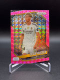 2025-26 Panini FIFA Prizm Soccer Dean Huijsen Pink Mosaic