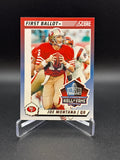 Joe Montana 2024 Score Football Hall of Fame First Ballot #7 San Francisco 49ers