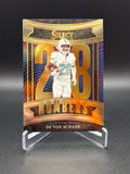 Panini Select De'Von Achane Miami Dolphins #13 Select Numbers Insert NFL 2025