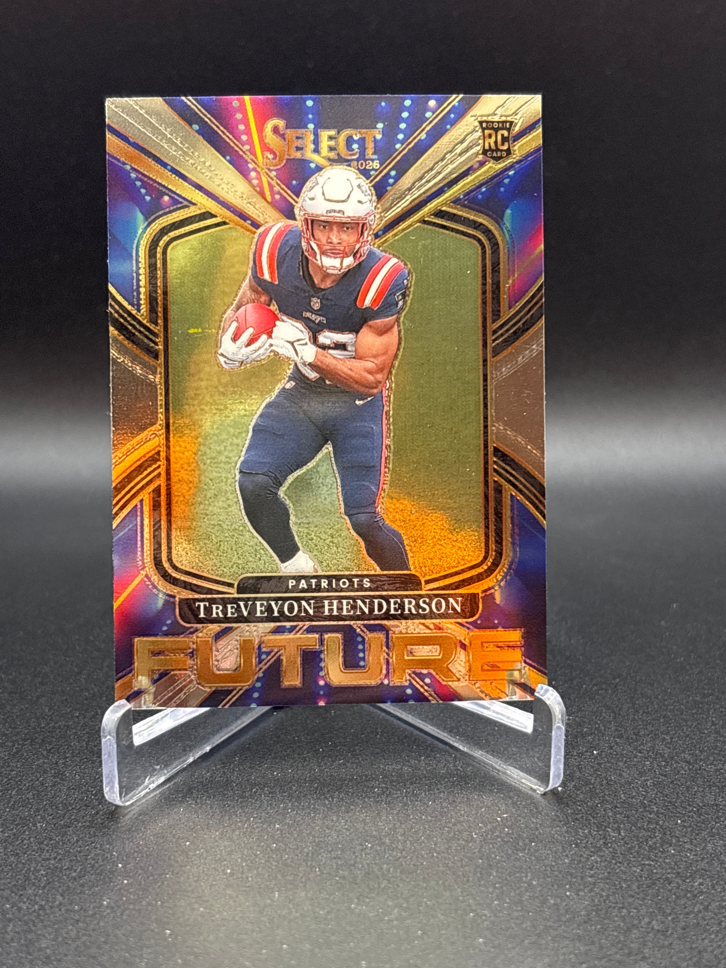 Panini 2025 Select Future Rookie Insert Treveyon Henderson #15 Patriots NFL