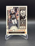 JACK JONES 2024 Panini Prestige Time Stamped #1 Las Vegas Raiders