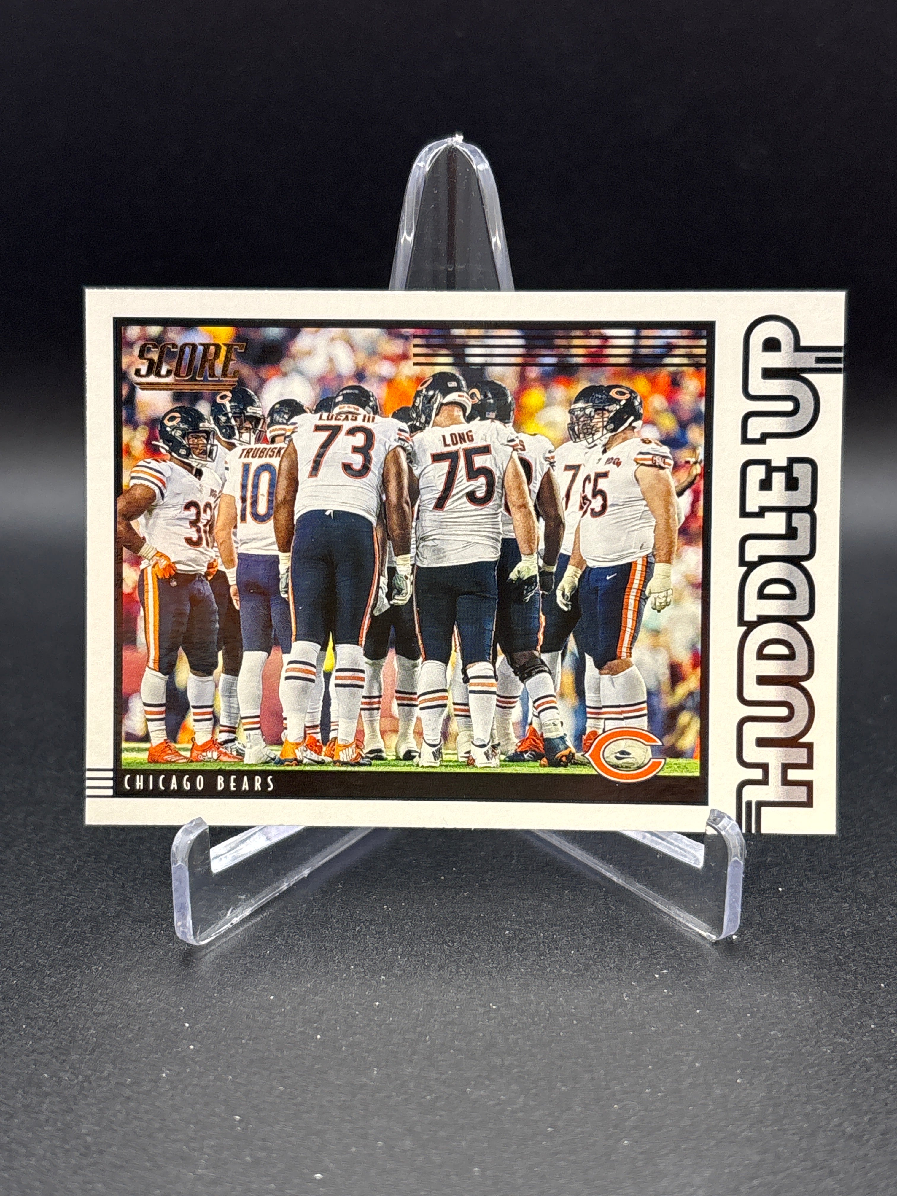 2020 Panini Score Football CHICAGO BEARS #HDL-CHI HUDDLE UP