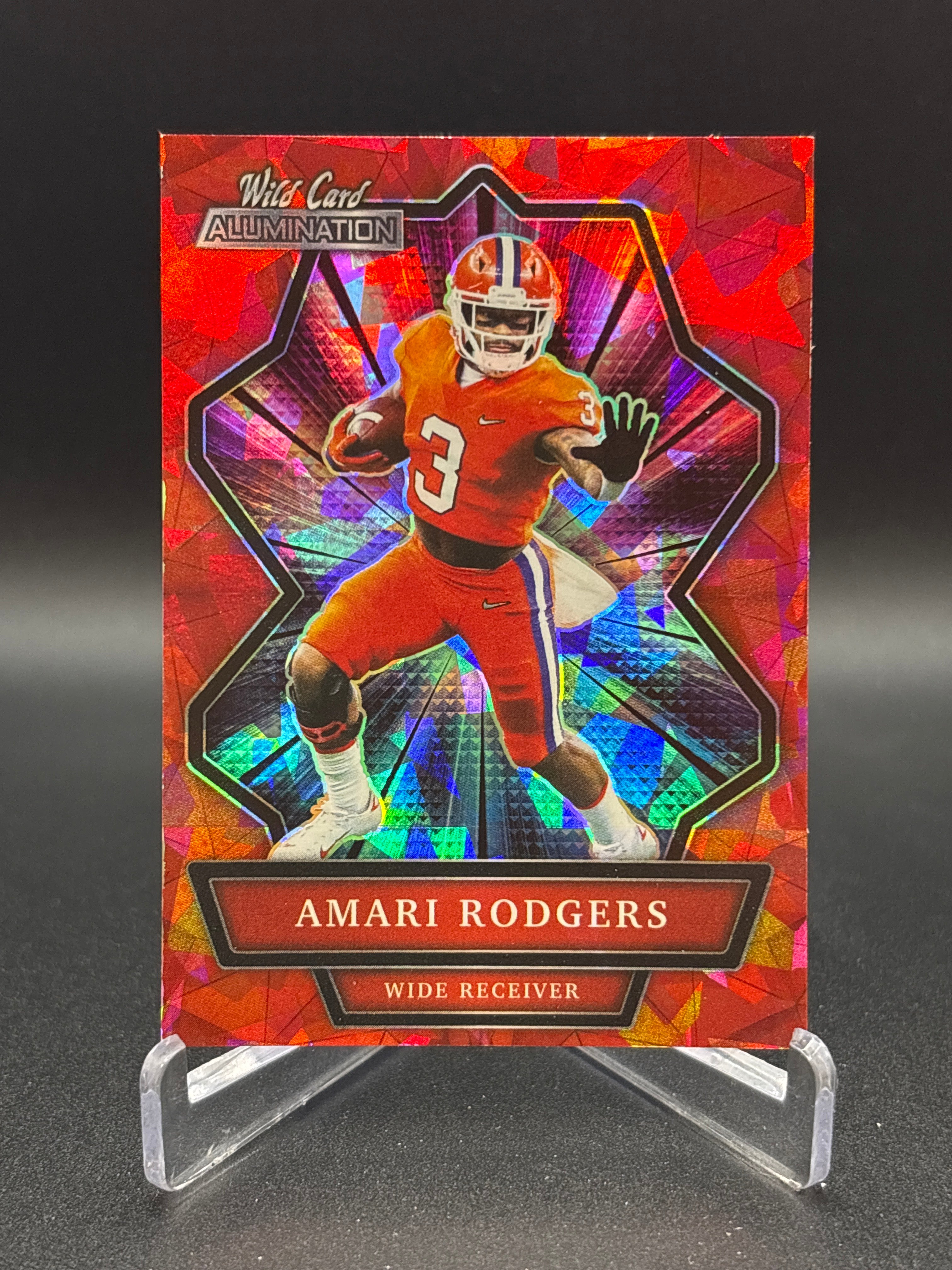 2021 WILD CARD ALLUMINATION Amari Rodgers ABC-45 ROOKIE