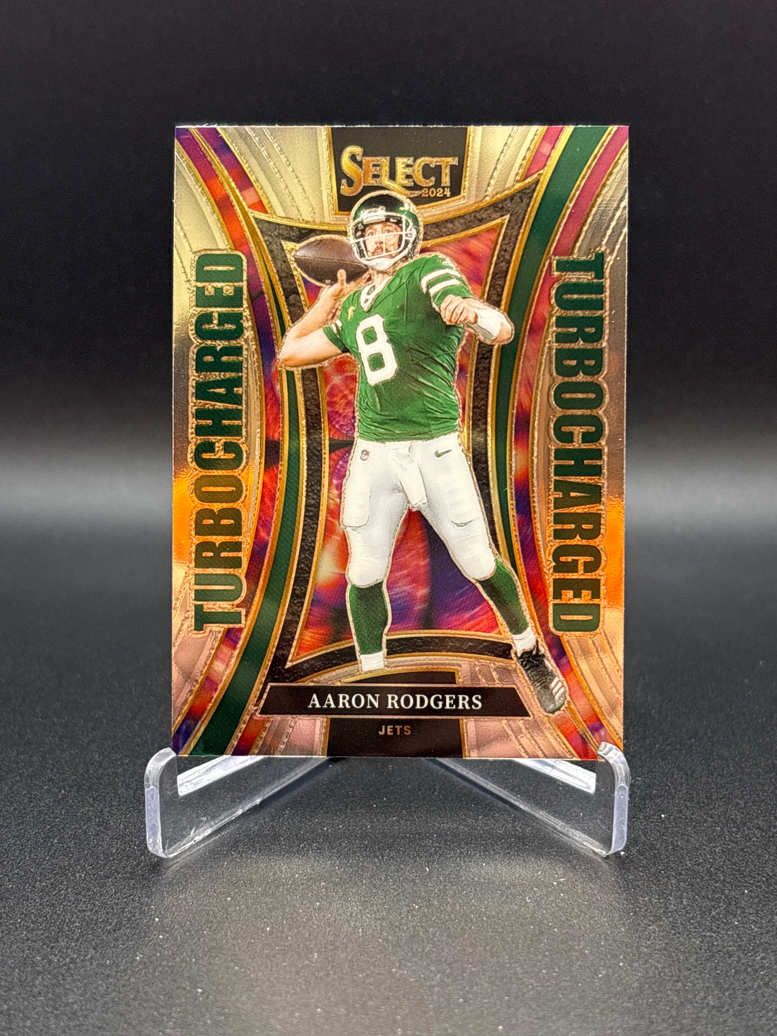 2024 Panini Select #8 Aaron Rodgers Turbocharged
