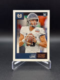 2020 Panini Score Jordan Love Base Rookie #361 Utah State Green Bay Packers Card