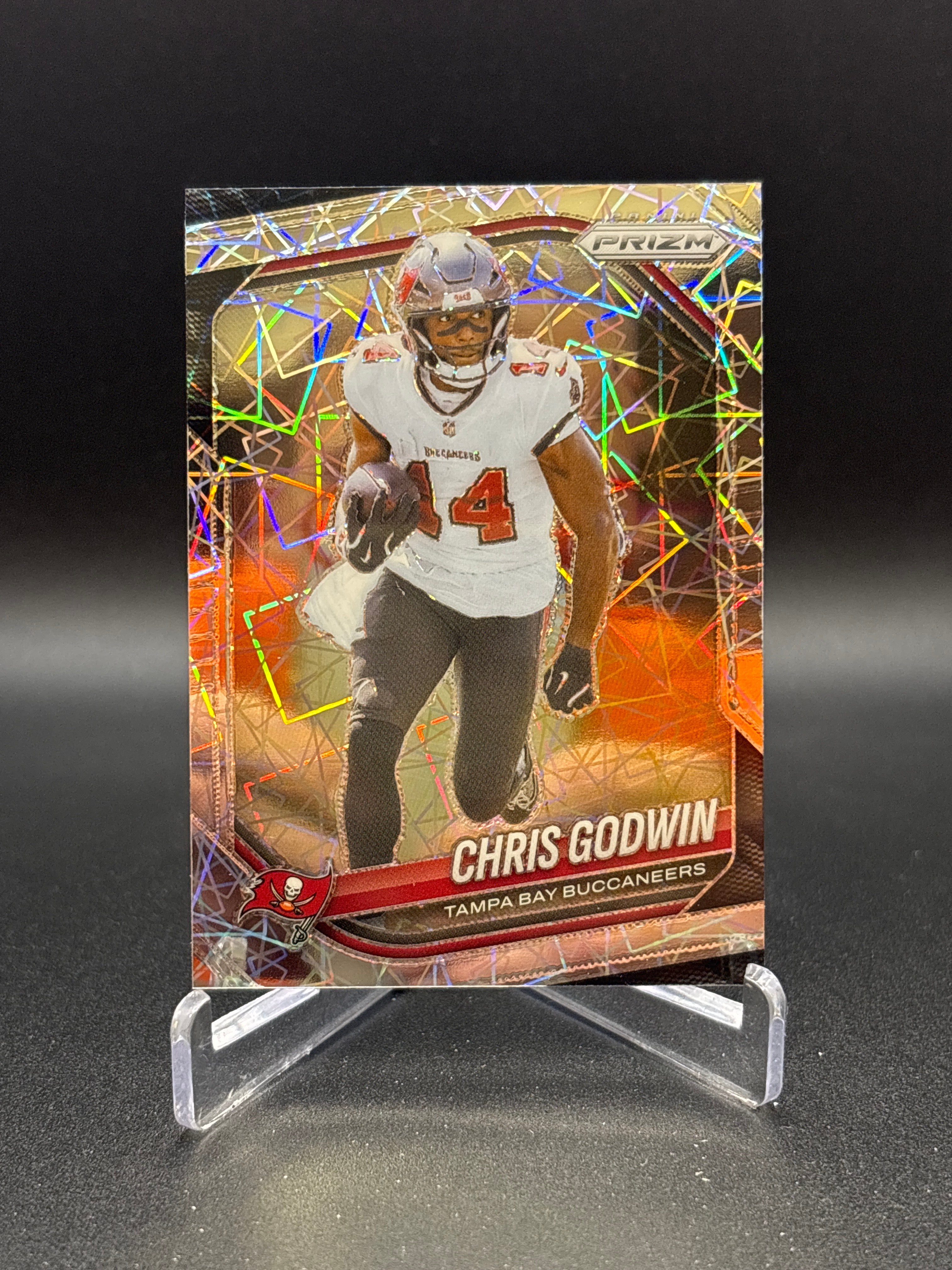 2025 Panini Prizm Chris Godwin #244 Buccaneers Lazer Prizm
