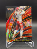 2025 Panini Select - Club Level Harrison Butker #209 Black & Red Shock Prizm