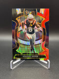 2025 Panini Select - Concourse Stefon Diggs #79 Black & Red Shock Prizm