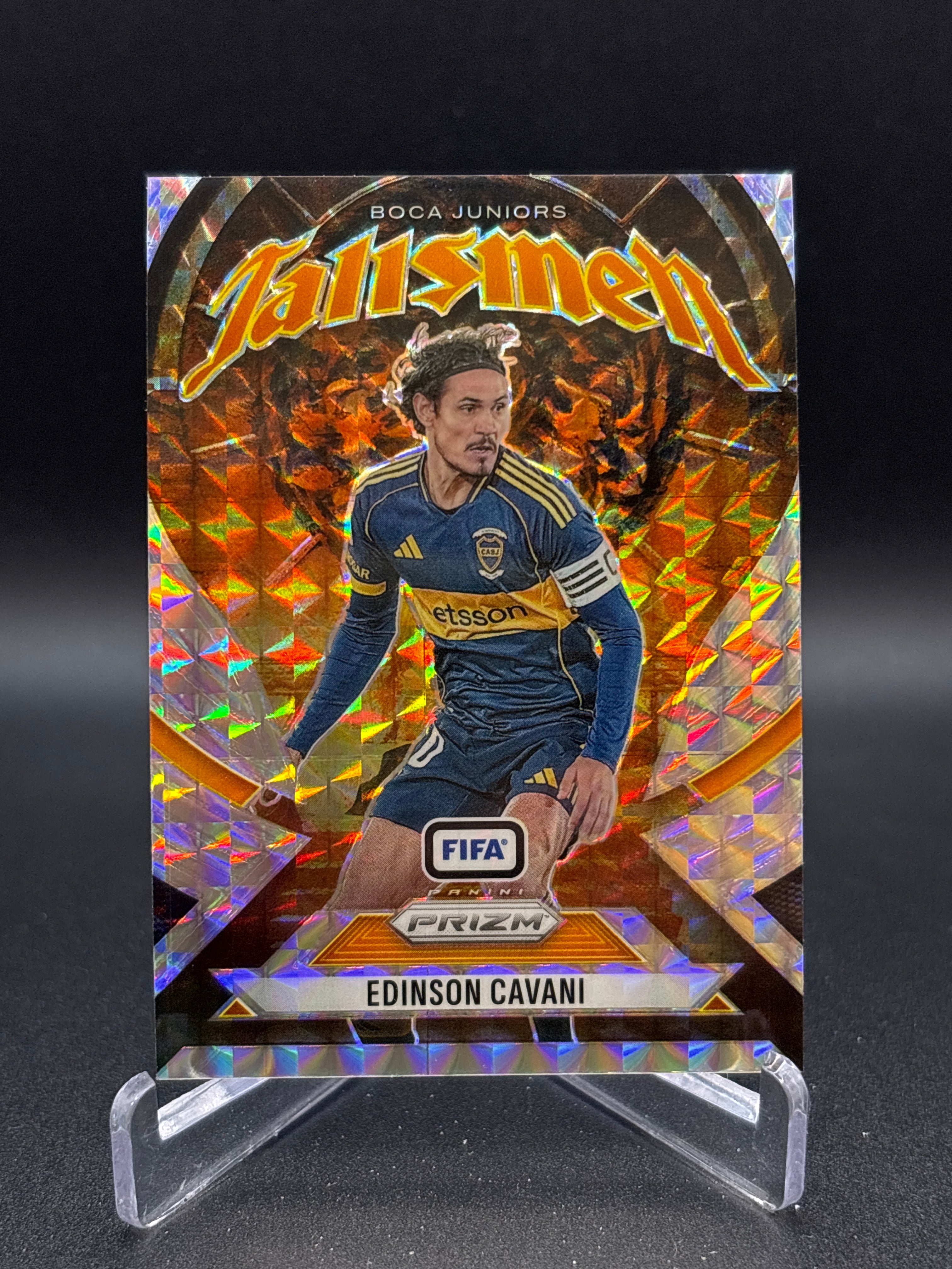 Panini Prizm FIFA Edinson Cavani #14 Boca Juniors 2025-26 Talisman Insert