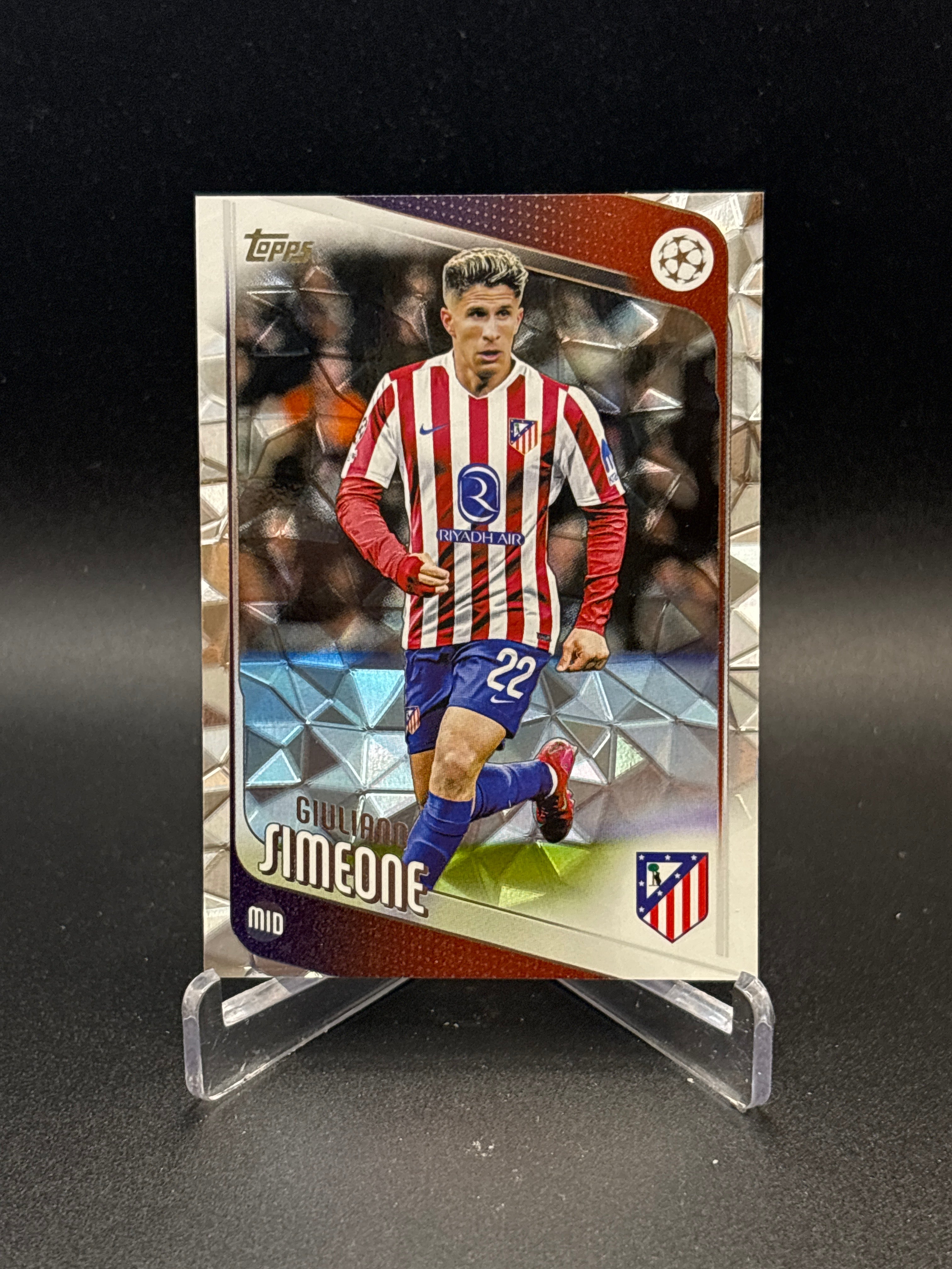 Giuliano Simeone Atletico de Madrid 2026 Topps UEFA Champions Lg Diamante